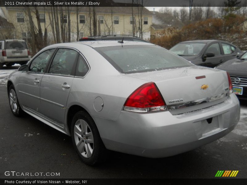 Silver Ice Metallic / Ebony 2011 Chevrolet Impala LS