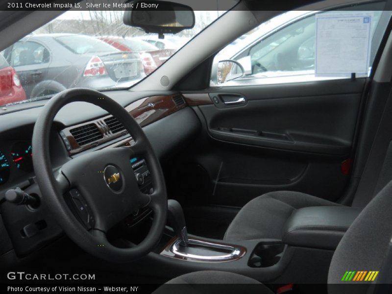 Silver Ice Metallic / Ebony 2011 Chevrolet Impala LS
