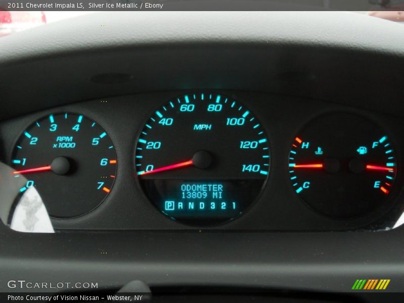 Silver Ice Metallic / Ebony 2011 Chevrolet Impala LS