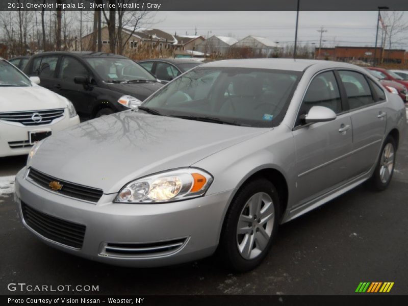 Silver Ice Metallic / Gray 2011 Chevrolet Impala LS
