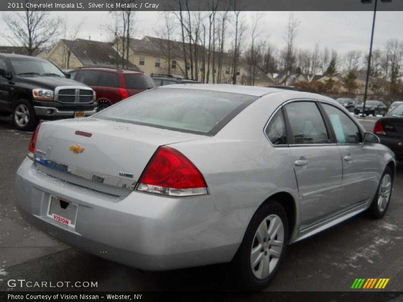 Silver Ice Metallic / Gray 2011 Chevrolet Impala LS