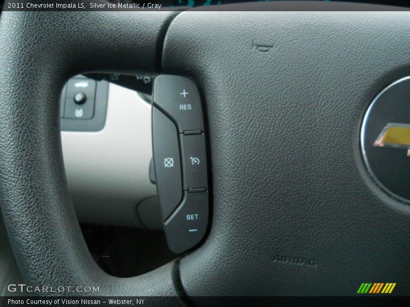 Silver Ice Metallic / Gray 2011 Chevrolet Impala LS