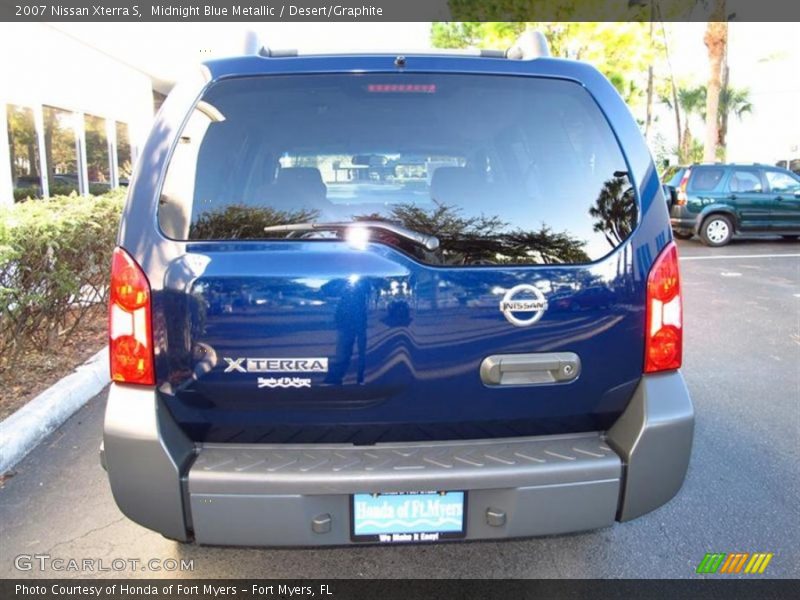 Midnight Blue Metallic / Desert/Graphite 2007 Nissan Xterra S