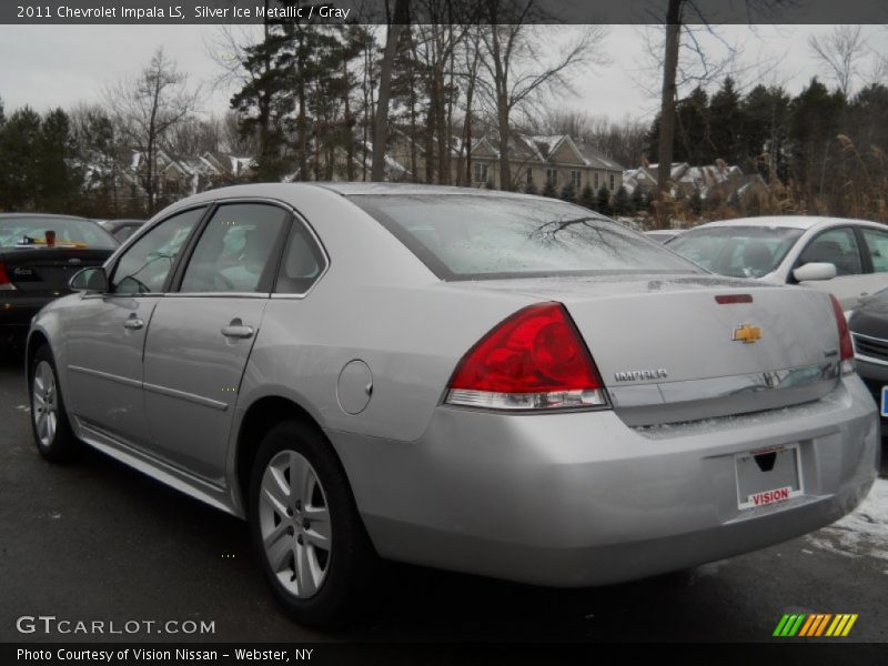 Silver Ice Metallic / Gray 2011 Chevrolet Impala LS