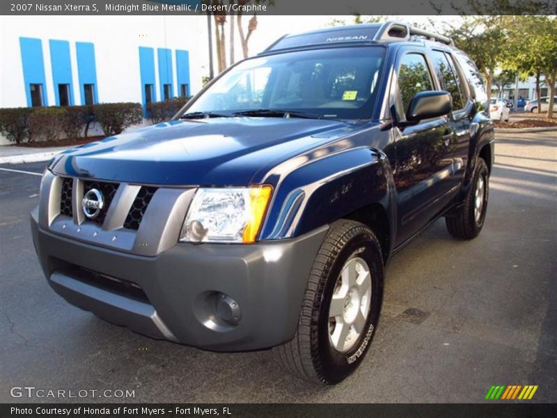 Midnight Blue Metallic / Desert/Graphite 2007 Nissan Xterra S