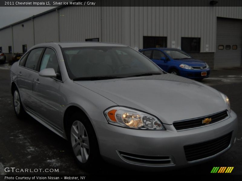 Silver Ice Metallic / Gray 2011 Chevrolet Impala LS