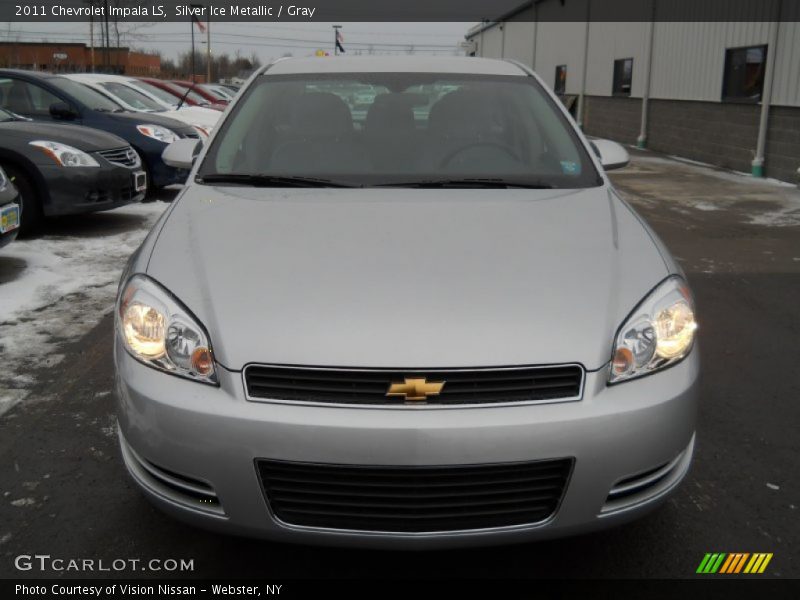 Silver Ice Metallic / Gray 2011 Chevrolet Impala LS