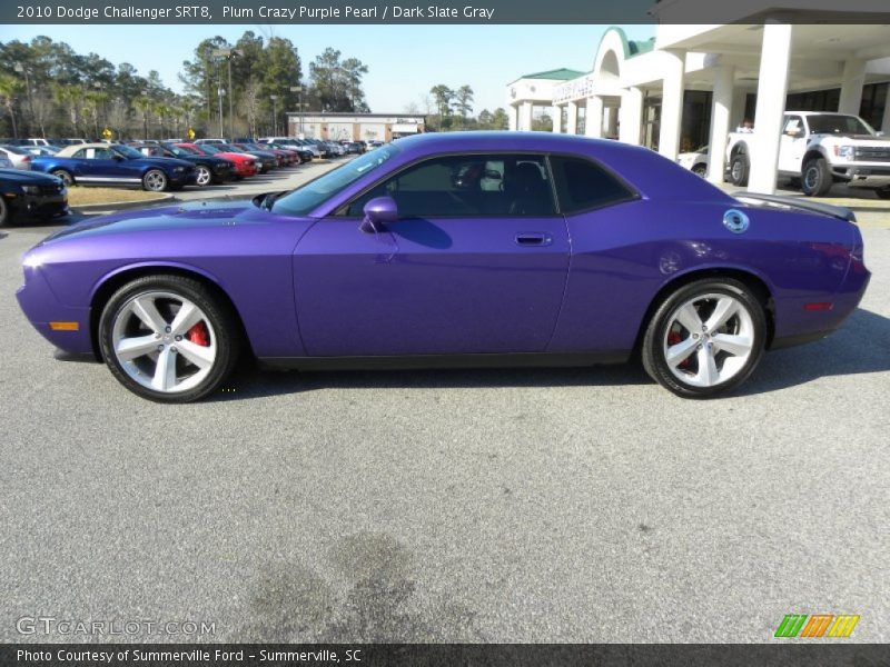 Plum Crazy Purple Pearl / Dark Slate Gray 2010 Dodge Challenger SRT8