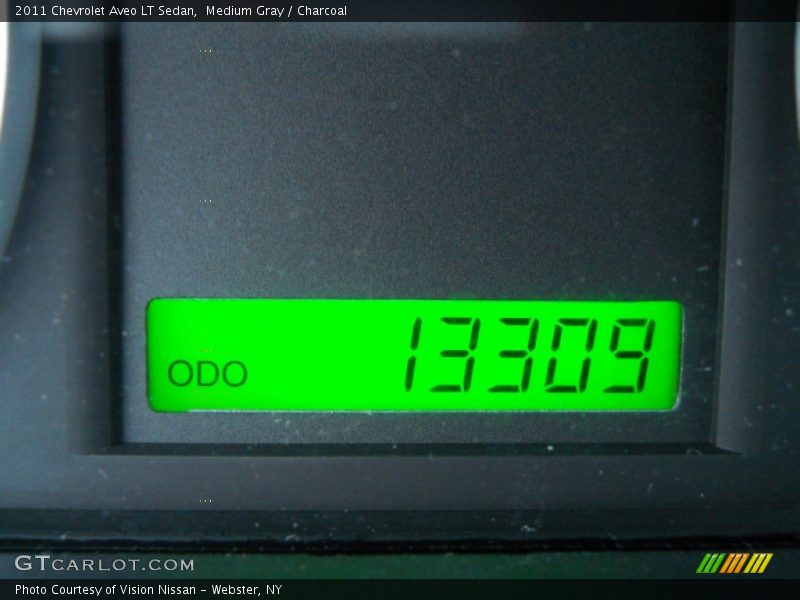 Medium Gray / Charcoal 2011 Chevrolet Aveo LT Sedan