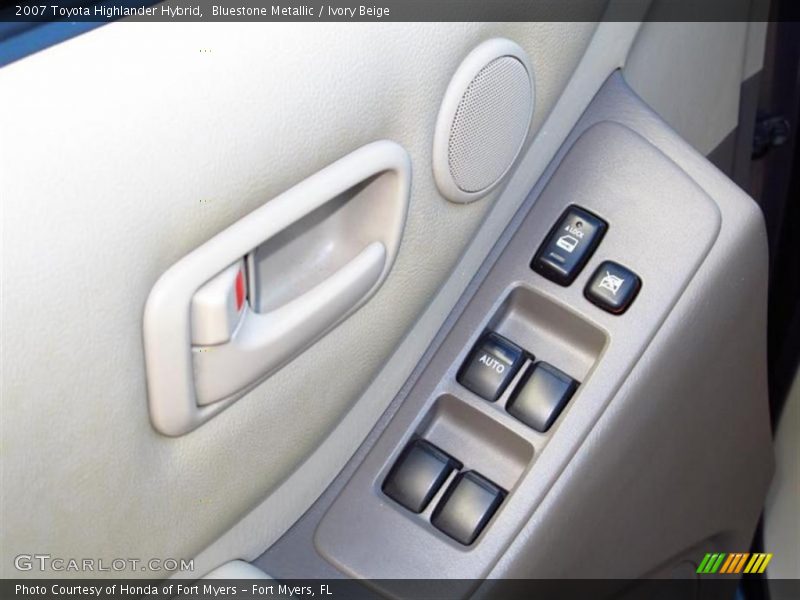 Bluestone Metallic / Ivory Beige 2007 Toyota Highlander Hybrid