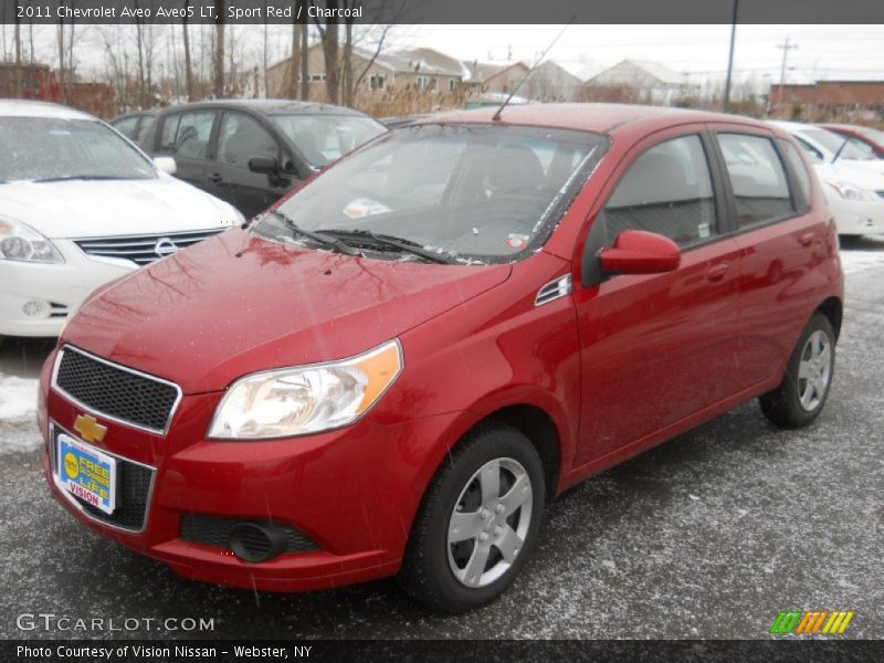 Sport Red / Charcoal 2011 Chevrolet Aveo Aveo5 LT
