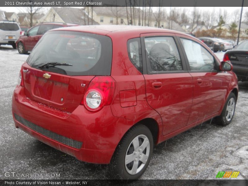 Sport Red / Charcoal 2011 Chevrolet Aveo Aveo5 LT