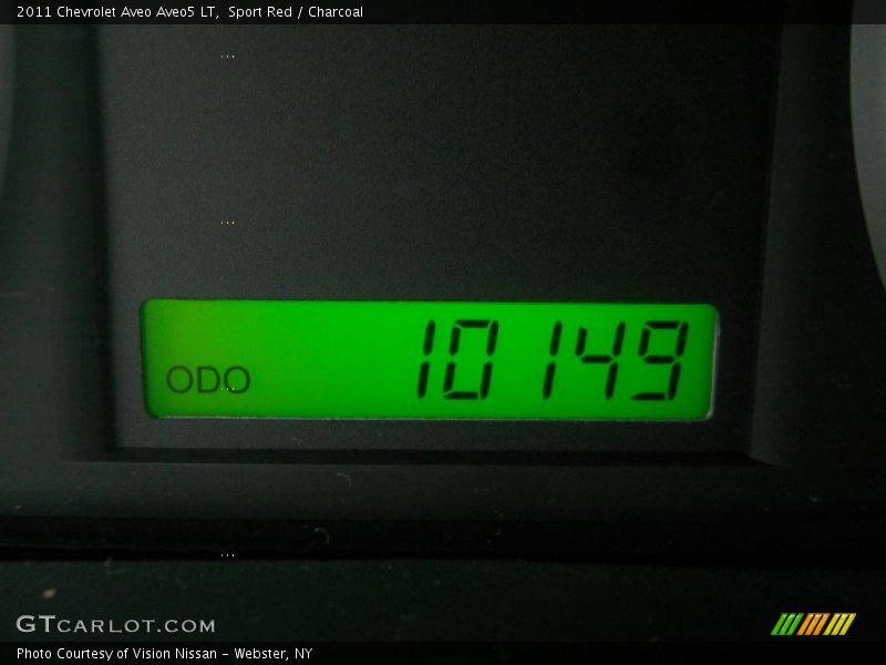 Sport Red / Charcoal 2011 Chevrolet Aveo Aveo5 LT