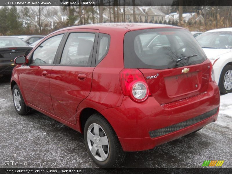 Sport Red / Charcoal 2011 Chevrolet Aveo Aveo5 LT