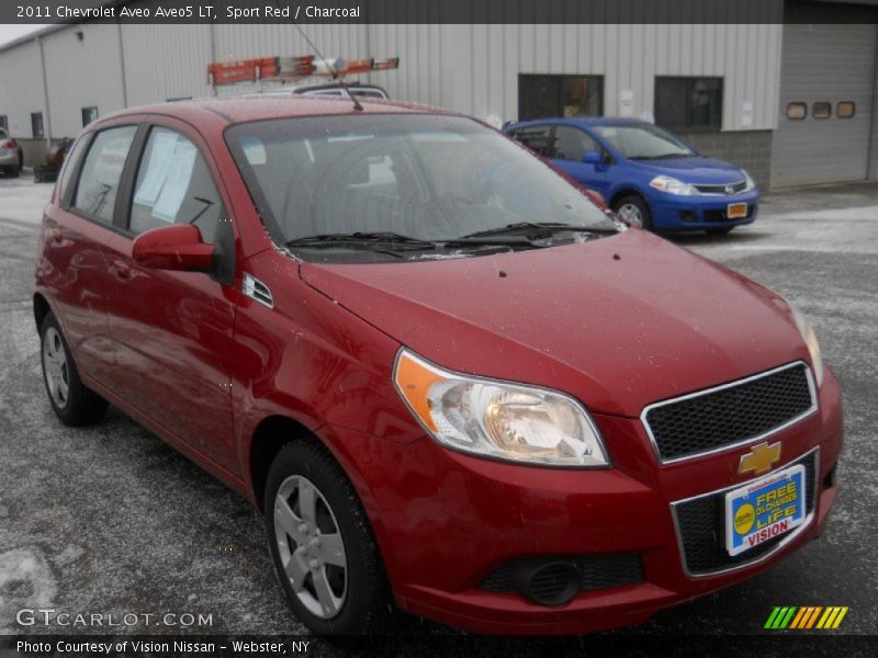 Sport Red / Charcoal 2011 Chevrolet Aveo Aveo5 LT