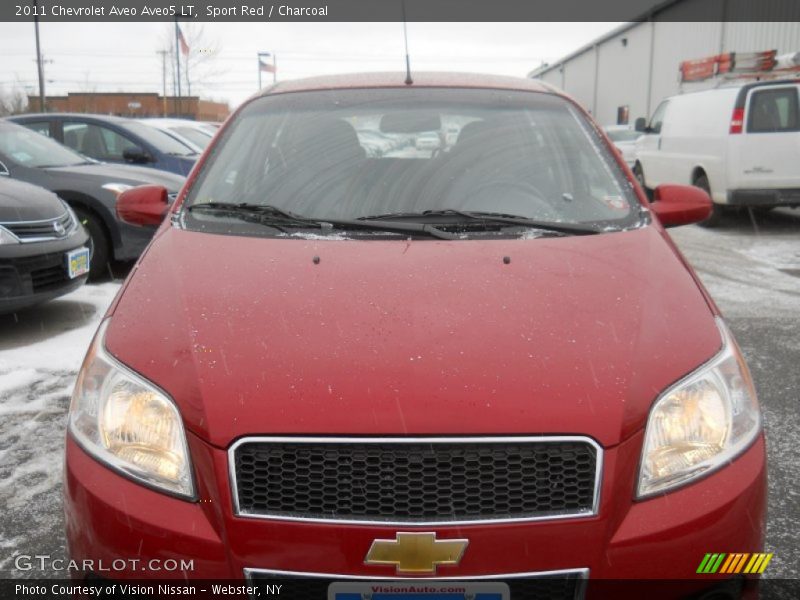 Sport Red / Charcoal 2011 Chevrolet Aveo Aveo5 LT