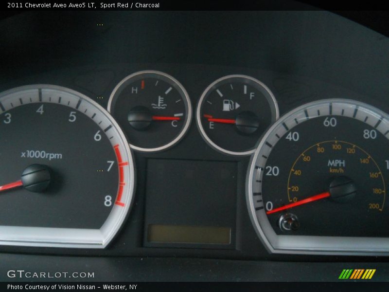 Sport Red / Charcoal 2011 Chevrolet Aveo Aveo5 LT