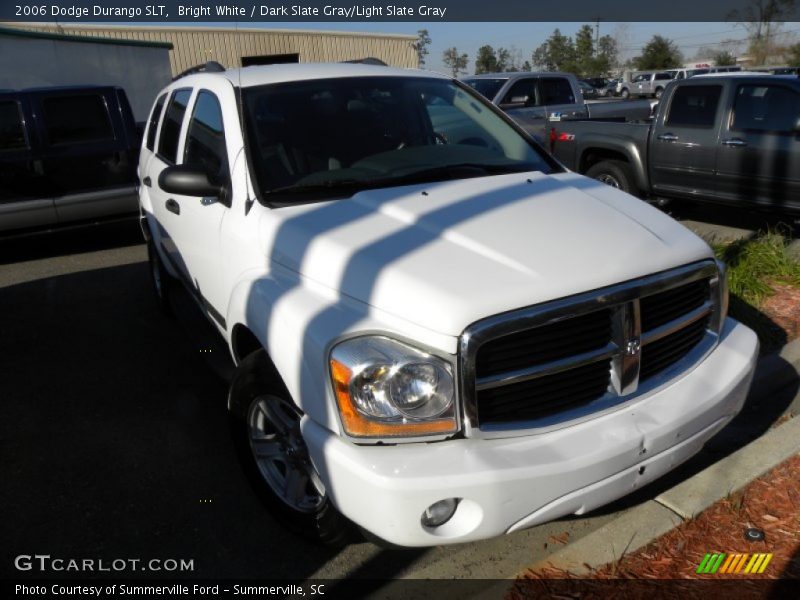 Bright White / Dark Slate Gray/Light Slate Gray 2006 Dodge Durango SLT