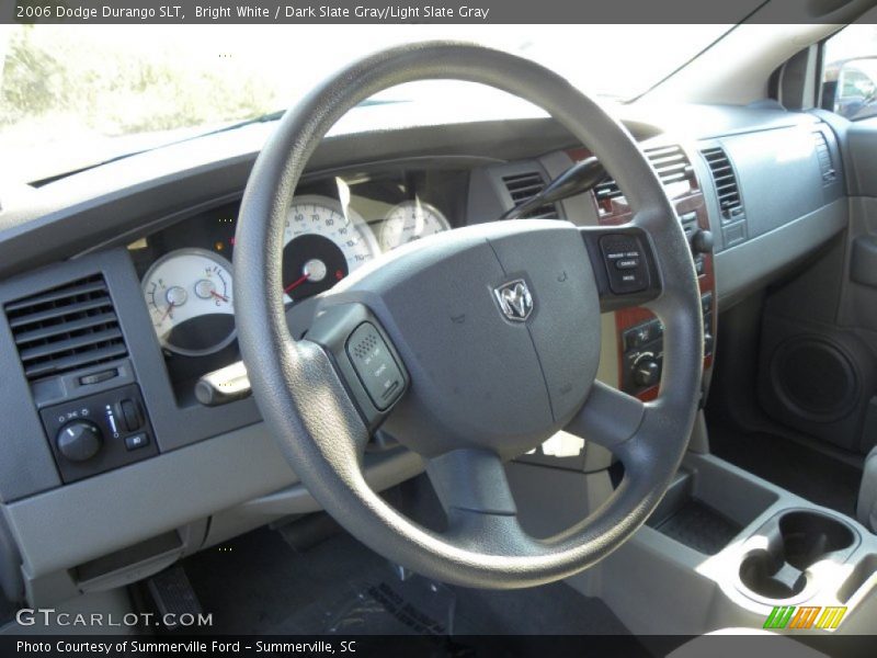 Bright White / Dark Slate Gray/Light Slate Gray 2006 Dodge Durango SLT