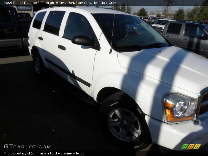 Bright White / Dark Slate Gray/Light Slate Gray 2006 Dodge Durango SLT