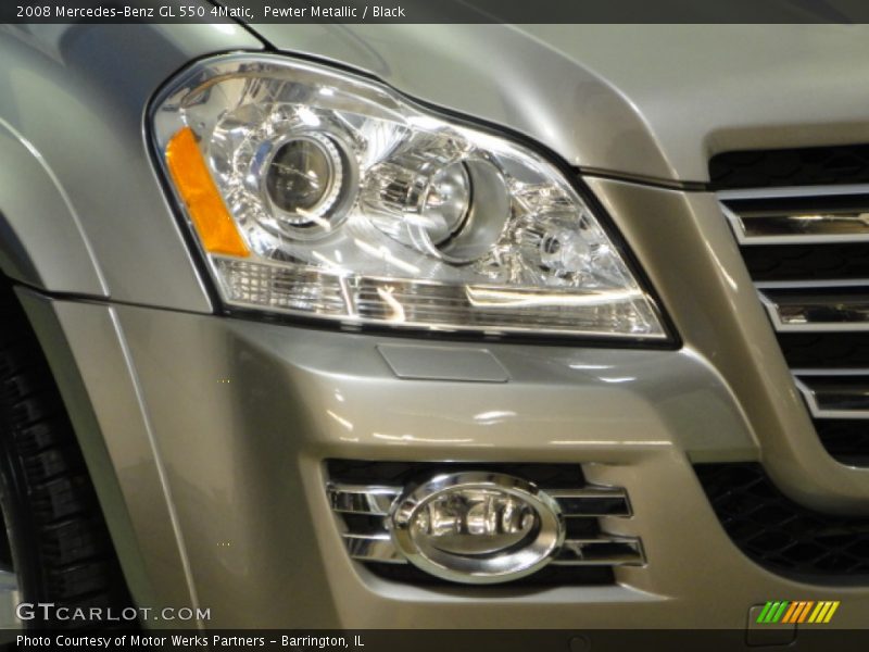Pewter Metallic / Black 2008 Mercedes-Benz GL 550 4Matic