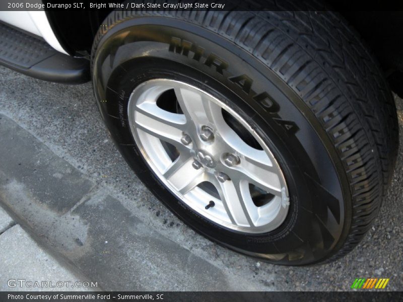 Bright White / Dark Slate Gray/Light Slate Gray 2006 Dodge Durango SLT