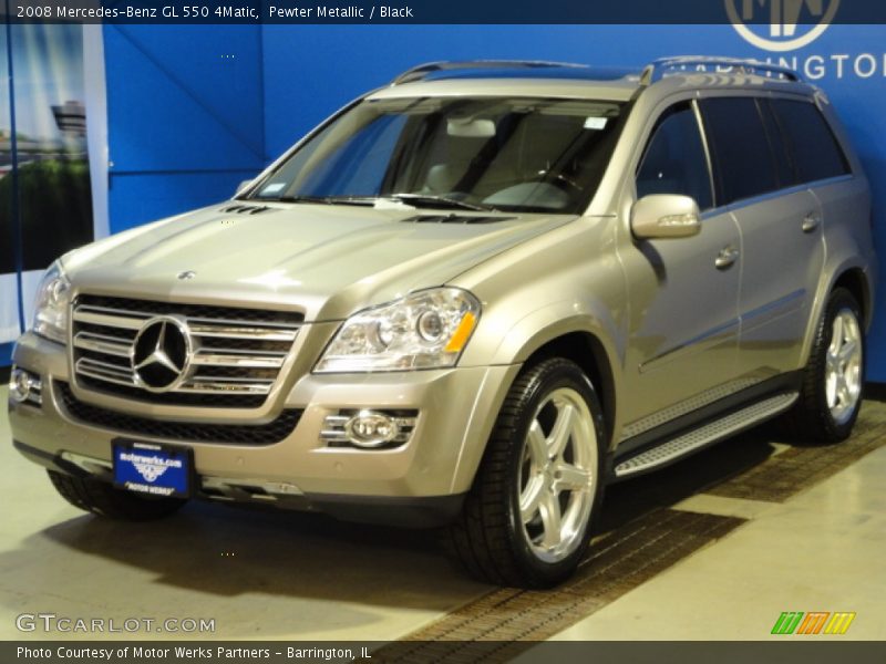 Pewter Metallic / Black 2008 Mercedes-Benz GL 550 4Matic