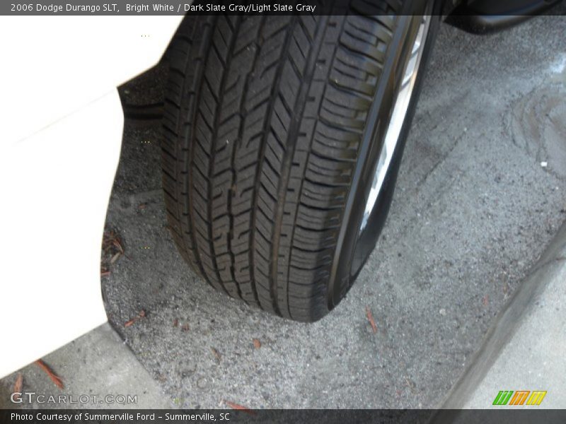 Bright White / Dark Slate Gray/Light Slate Gray 2006 Dodge Durango SLT