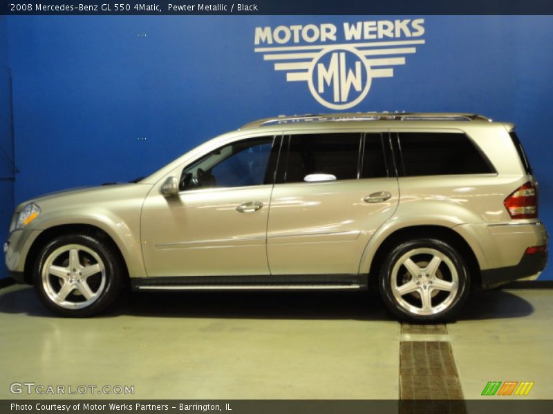 Pewter Metallic / Black 2008 Mercedes-Benz GL 550 4Matic