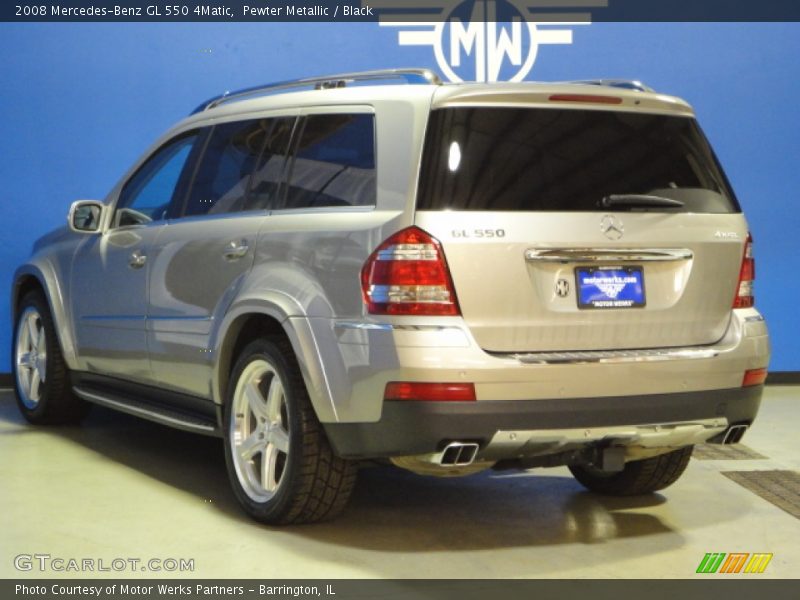 Pewter Metallic / Black 2008 Mercedes-Benz GL 550 4Matic