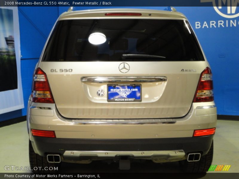 Pewter Metallic / Black 2008 Mercedes-Benz GL 550 4Matic