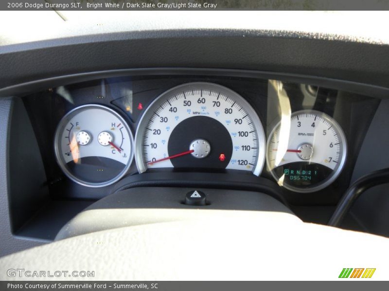 Bright White / Dark Slate Gray/Light Slate Gray 2006 Dodge Durango SLT