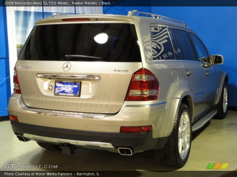 Pewter Metallic / Black 2008 Mercedes-Benz GL 550 4Matic