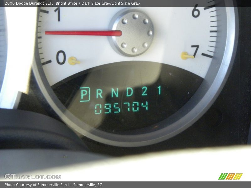 Bright White / Dark Slate Gray/Light Slate Gray 2006 Dodge Durango SLT