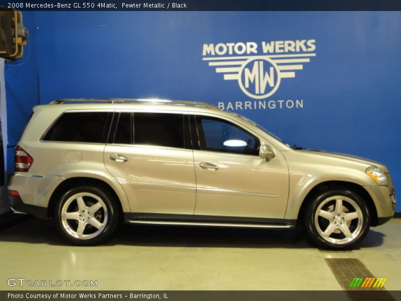 Pewter Metallic / Black 2008 Mercedes-Benz GL 550 4Matic