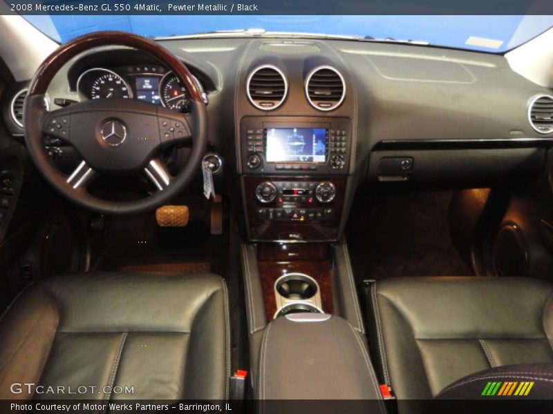 Pewter Metallic / Black 2008 Mercedes-Benz GL 550 4Matic