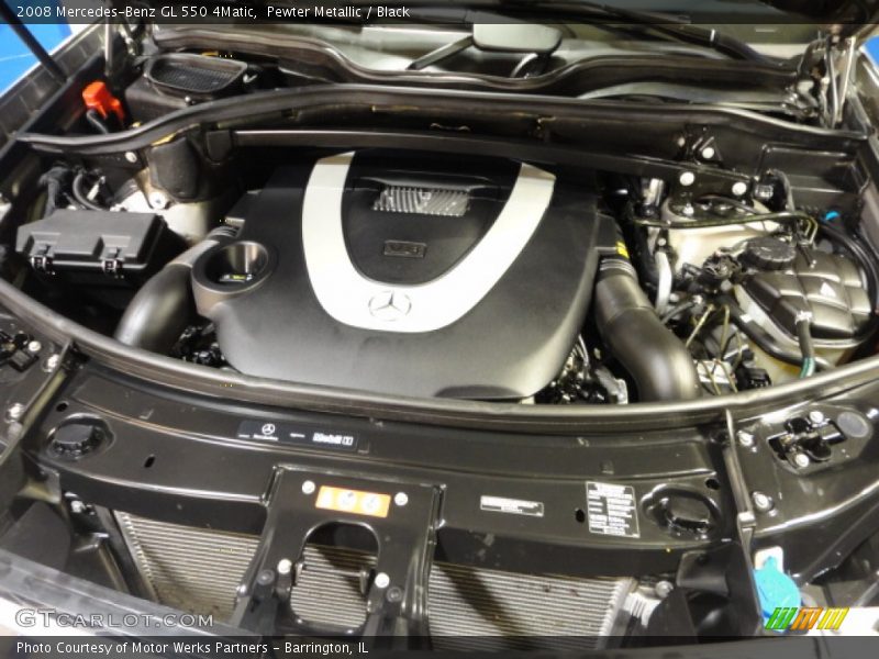 Pewter Metallic / Black 2008 Mercedes-Benz GL 550 4Matic