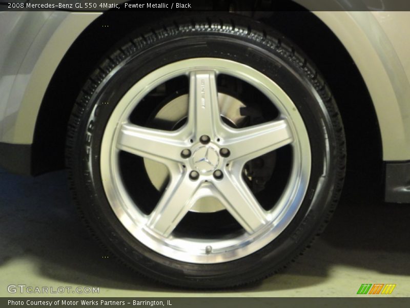 Pewter Metallic / Black 2008 Mercedes-Benz GL 550 4Matic