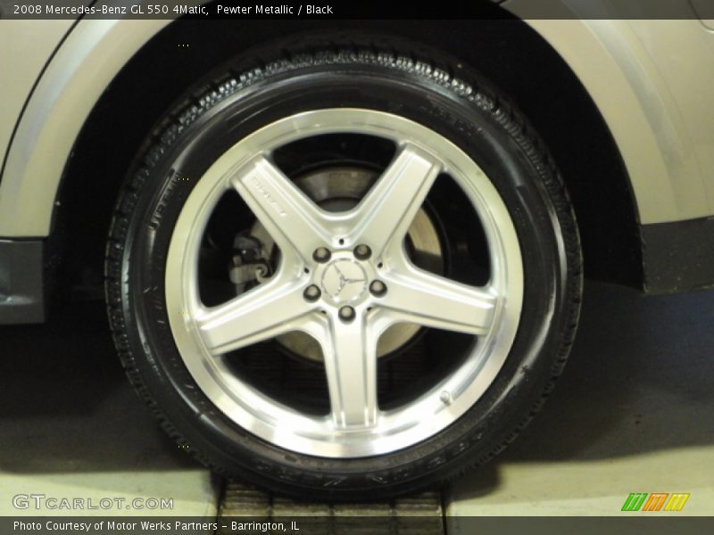 Pewter Metallic / Black 2008 Mercedes-Benz GL 550 4Matic