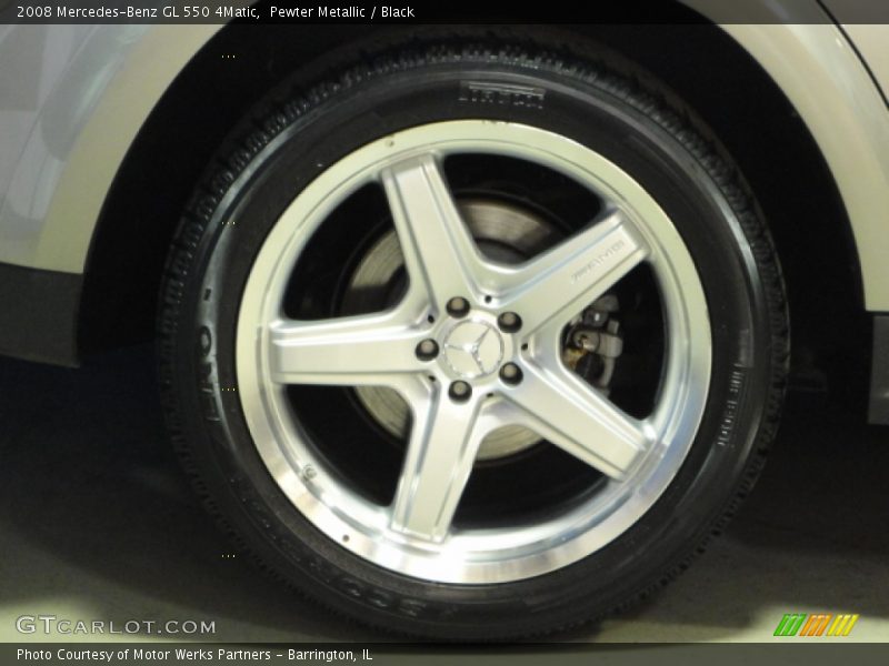 Pewter Metallic / Black 2008 Mercedes-Benz GL 550 4Matic