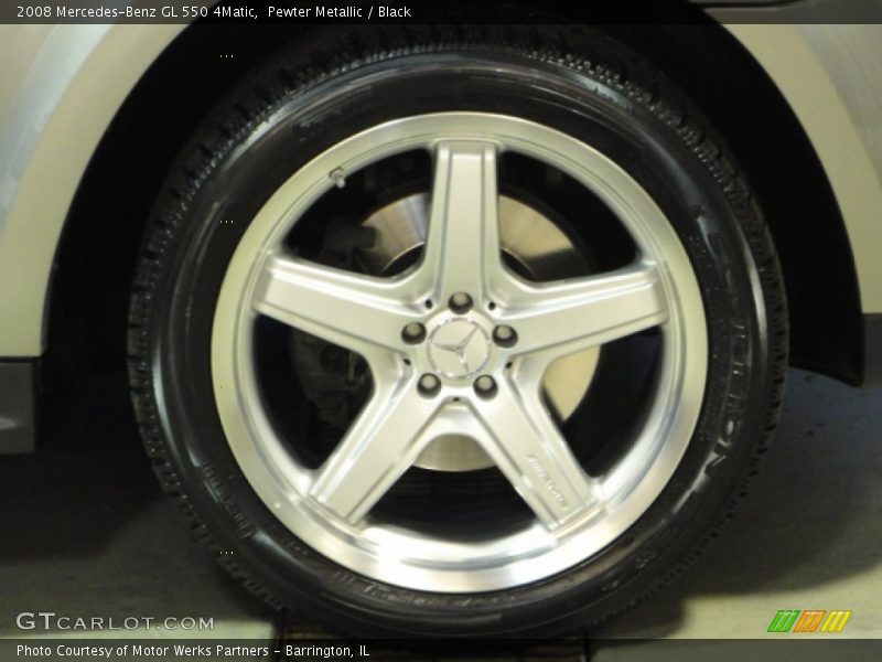 Pewter Metallic / Black 2008 Mercedes-Benz GL 550 4Matic