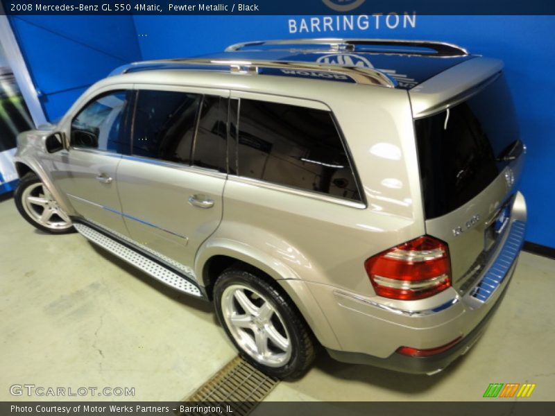 Pewter Metallic / Black 2008 Mercedes-Benz GL 550 4Matic