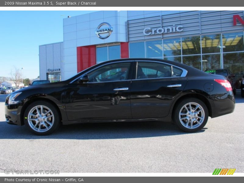 Super Black / Charcoal 2009 Nissan Maxima 3.5 S