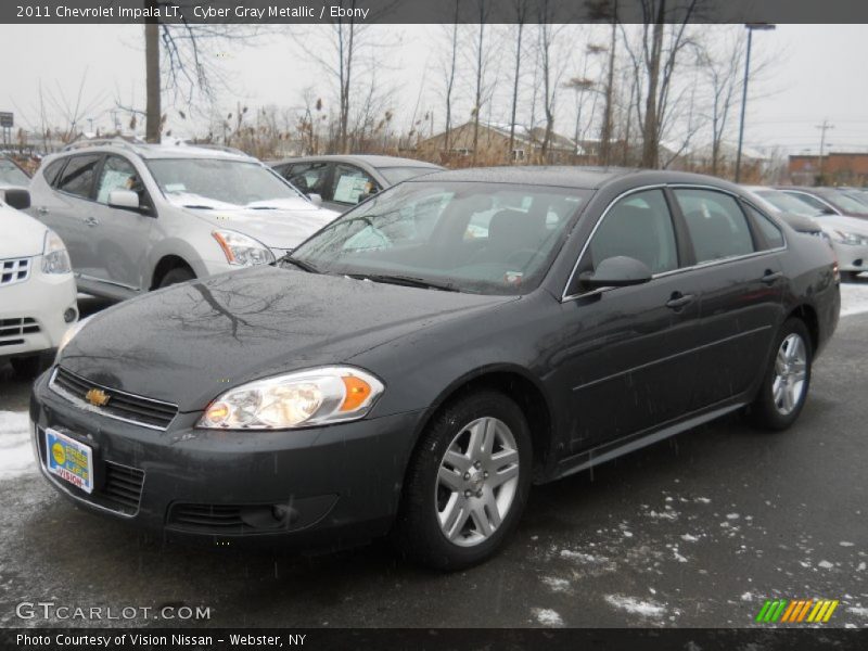 Cyber Gray Metallic / Ebony 2011 Chevrolet Impala LT