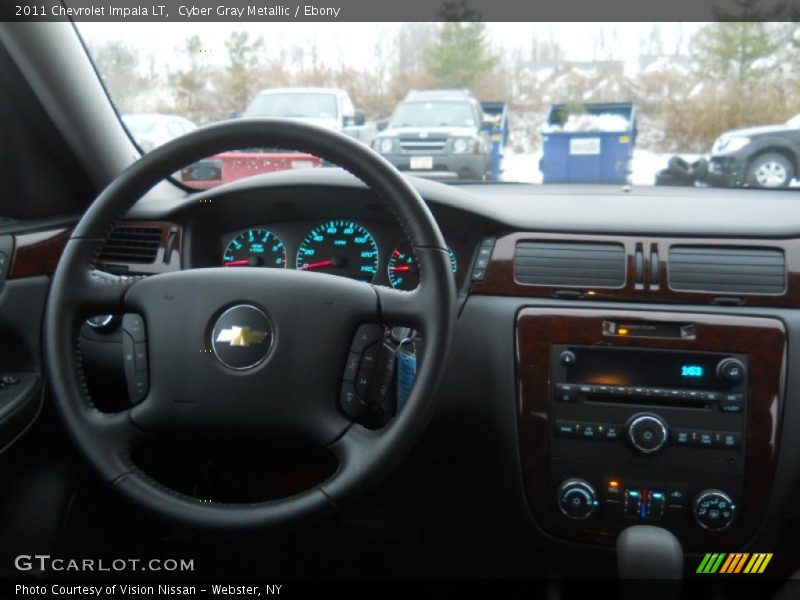 Cyber Gray Metallic / Ebony 2011 Chevrolet Impala LT