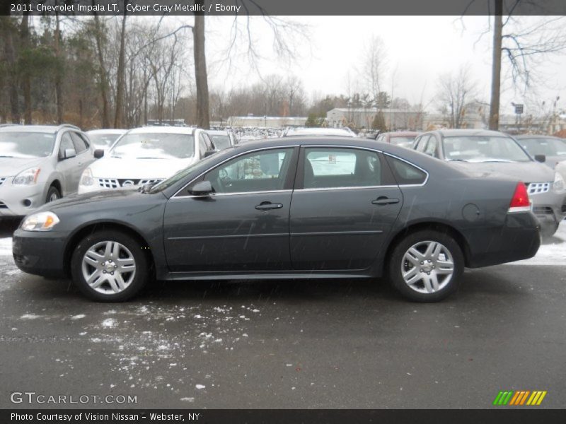 Cyber Gray Metallic / Ebony 2011 Chevrolet Impala LT