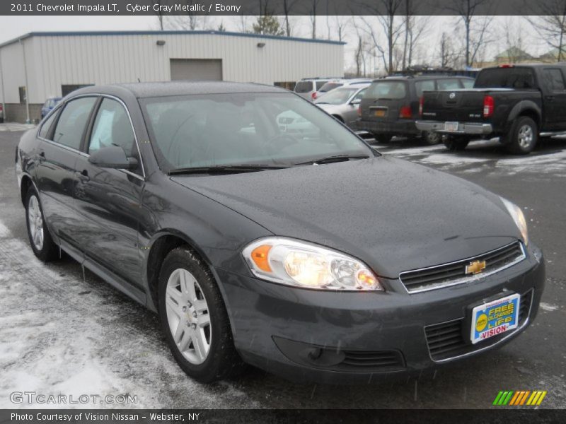 Cyber Gray Metallic / Ebony 2011 Chevrolet Impala LT