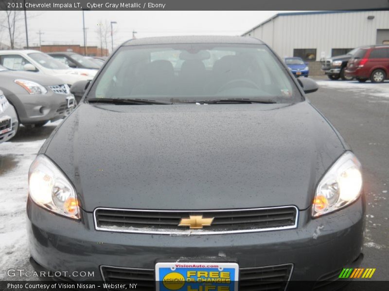 Cyber Gray Metallic / Ebony 2011 Chevrolet Impala LT