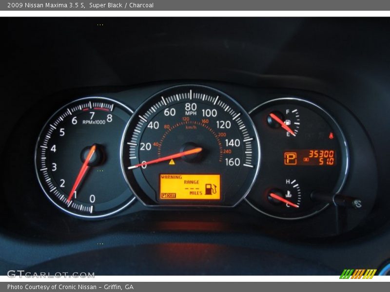 Super Black / Charcoal 2009 Nissan Maxima 3.5 S