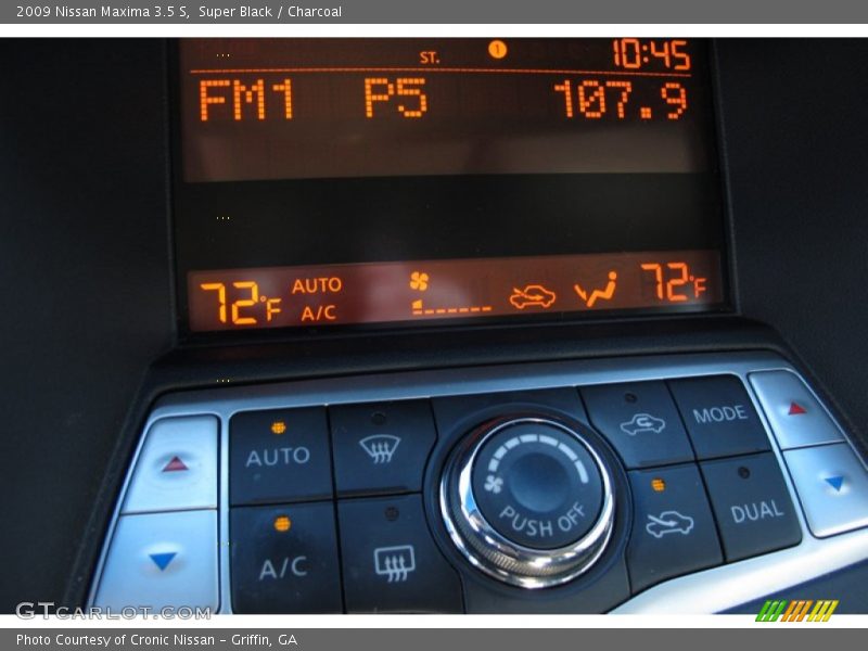 Super Black / Charcoal 2009 Nissan Maxima 3.5 S